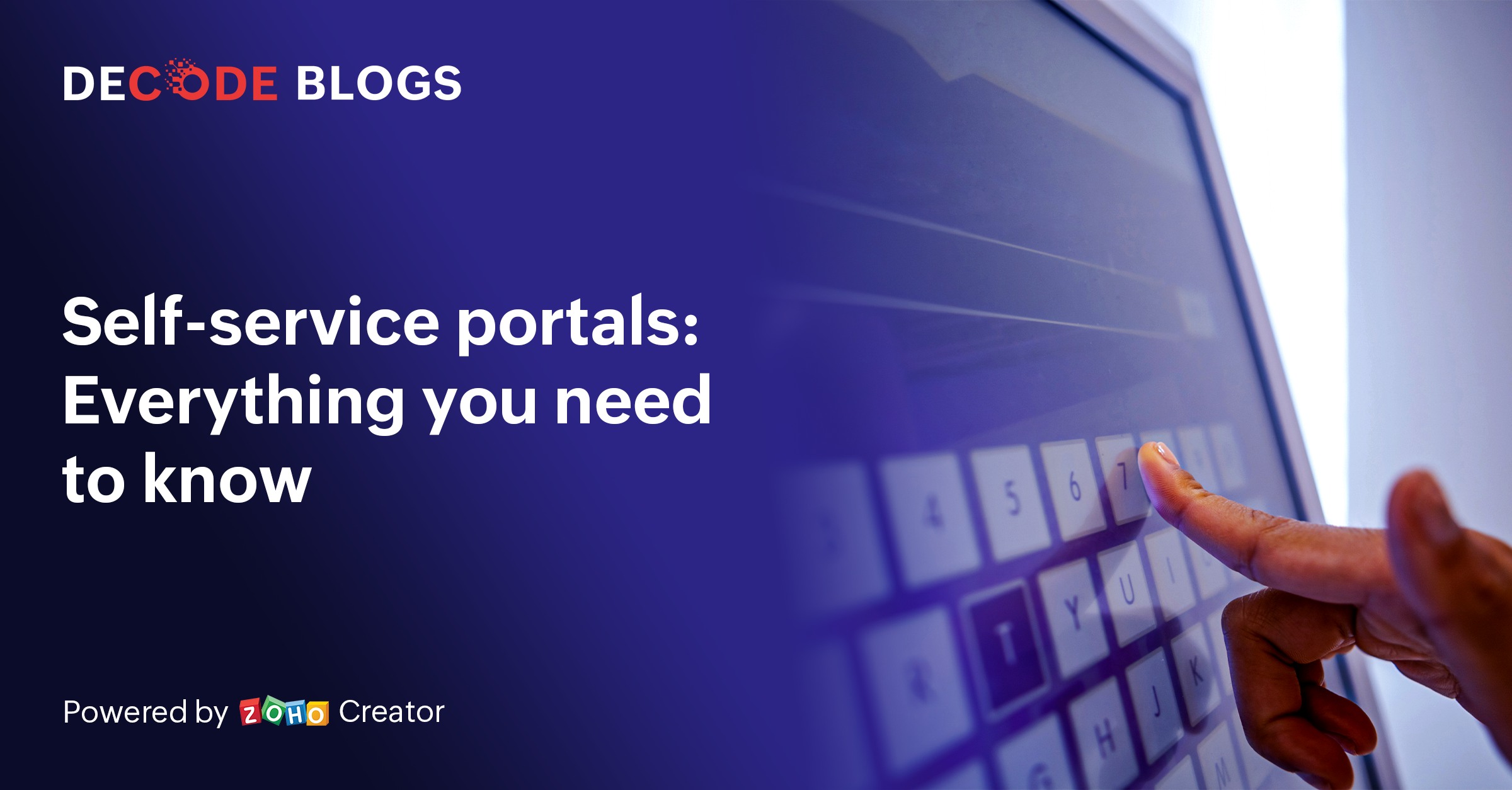 Selfservice portals Everything you need to know Decode A